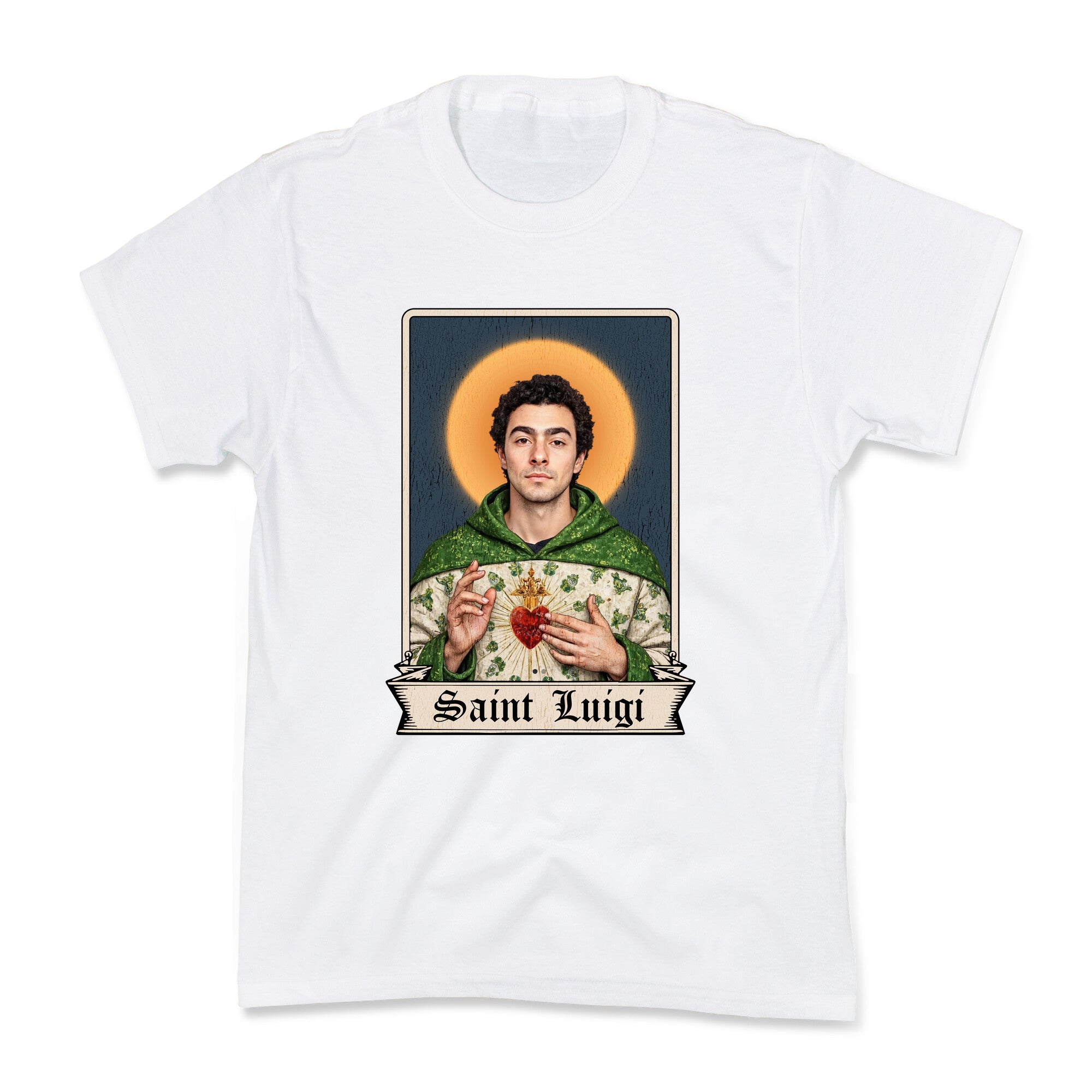 Saint Luigi Mangione Kids Tee